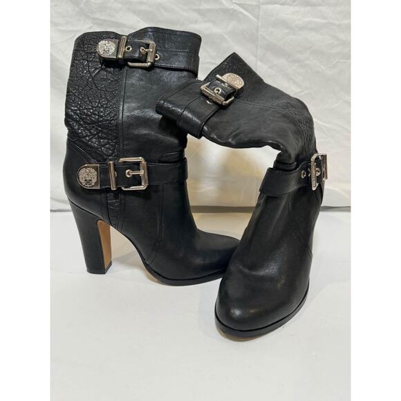 BLACK HEELED BOOTS- Vince‎ Camuto Women's 6.5 - Picture 1 of 10